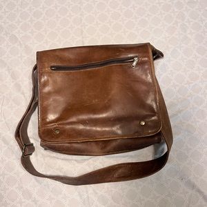 Adrian Klis Geniune leather vintage Messenger Bag